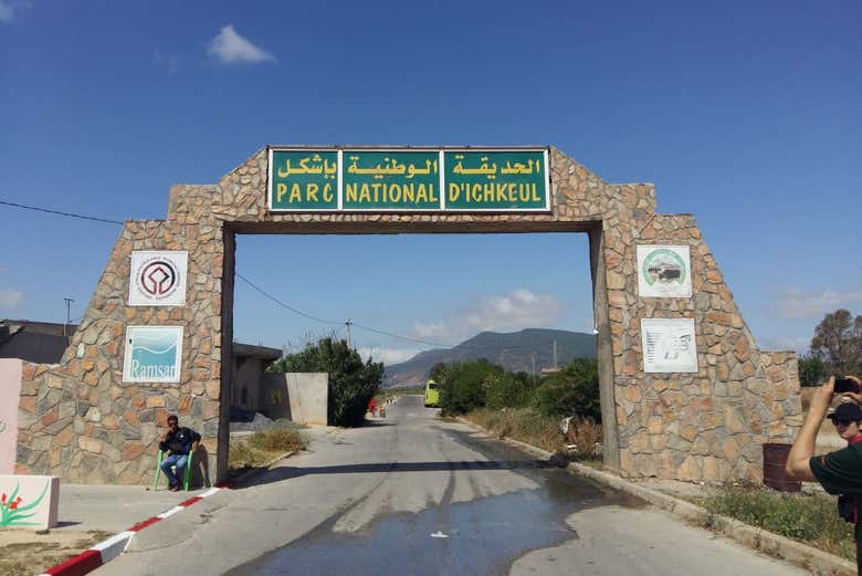 Entrando al Parque Nacional de Ichkeul