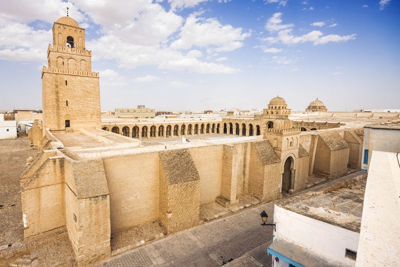 Panorámica de la Gran Mezquita de Kairuán