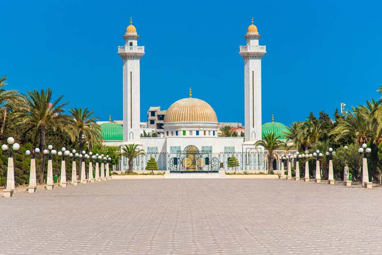 Panorámica del mausoleo de Habib Bourguiba