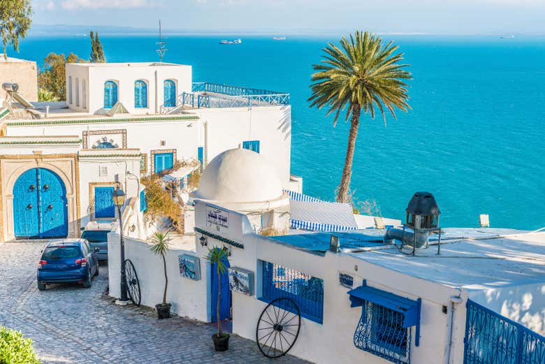 Spectacular panoramic views of Sidi Bou Said