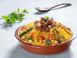Cuscús con carne y verduras