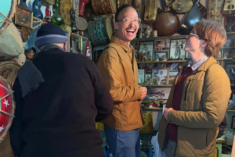 Visite d'un des souks de la médina de Tunis