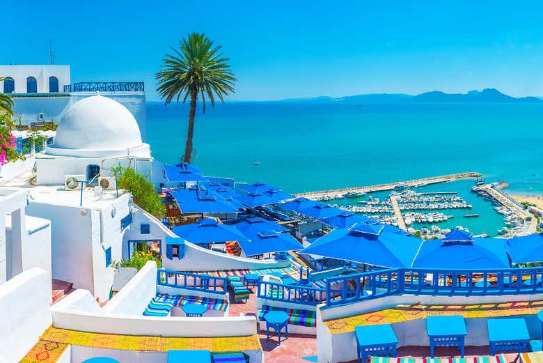 Visit Sidi Bou Said, a picturesque seaside town
