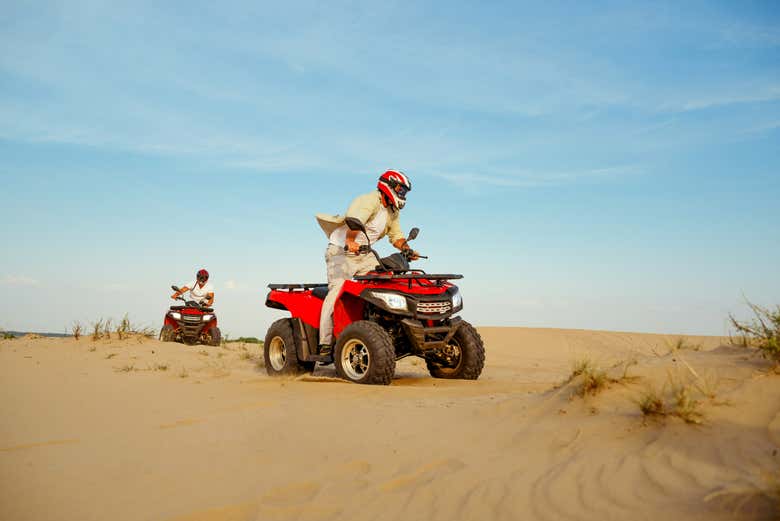 Traversée du désert en quad