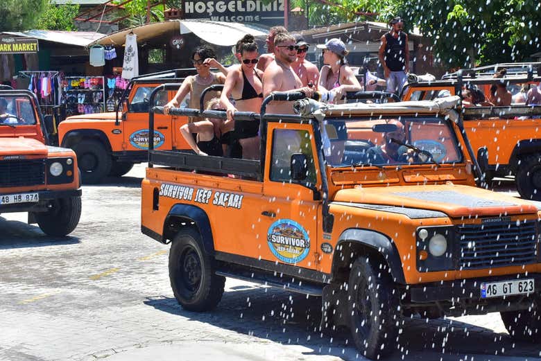 Começando o tour de 4x4