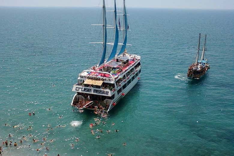 Bateau dans les eaux turques