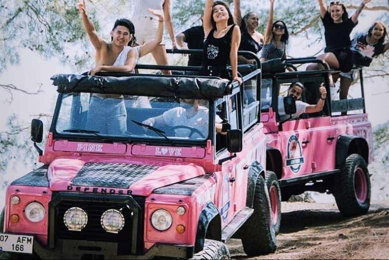 Recorreremos el cañón en un 4x4