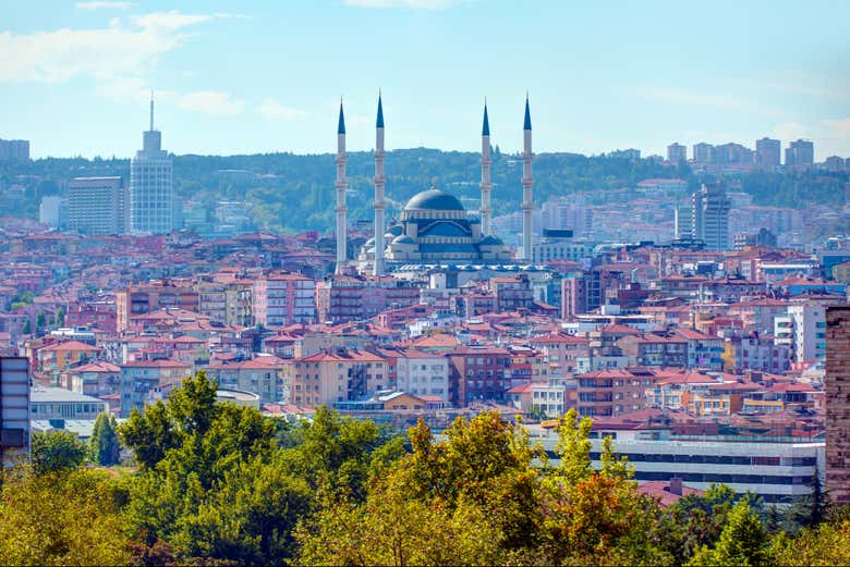 Centro urbano de Ankara