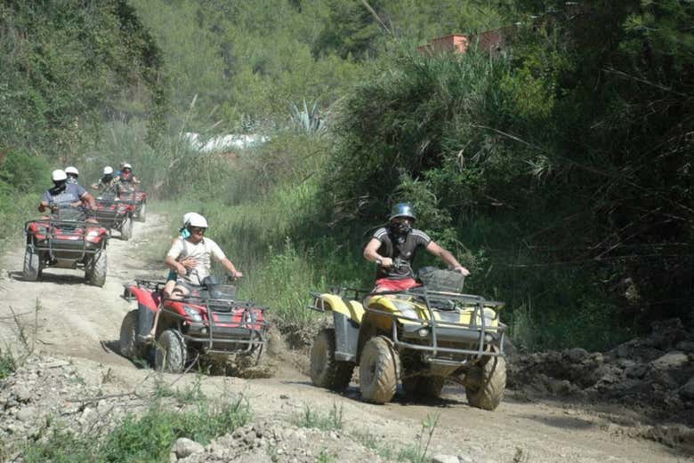Rota de quadriciclo por Antalya