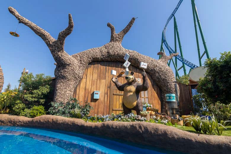 You can visit Masha and the Bear's house!