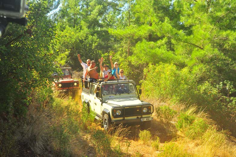Balade en 4X4 dans le canyon de Tazi