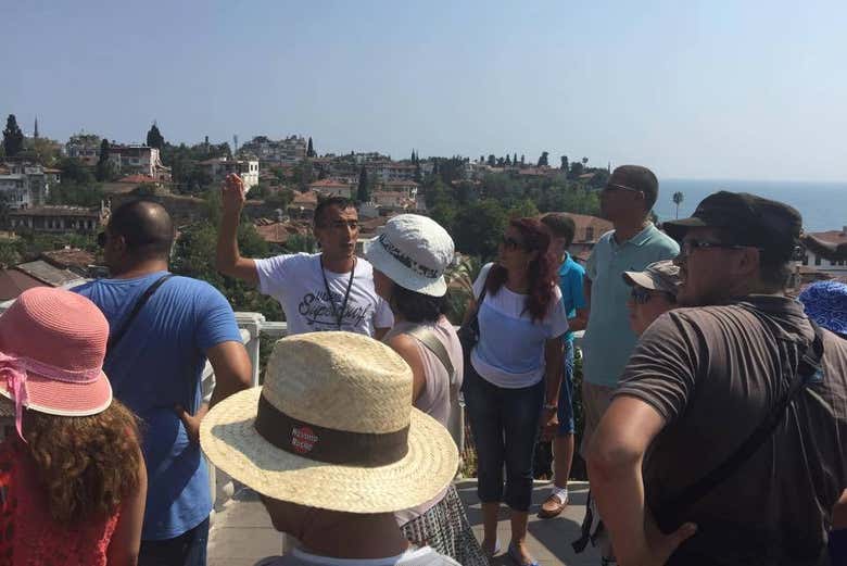Pendant la visite d'Antalya