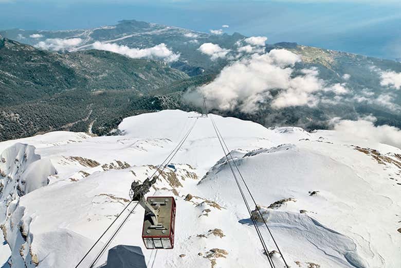 Climbing up Mount Tahtali