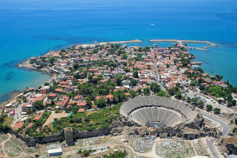 Vista aerea di Perge