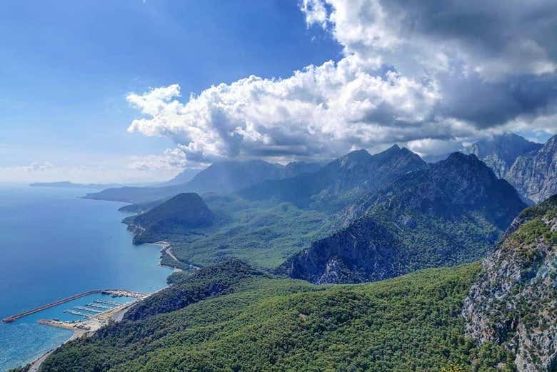 Vue depuis le téléphérique