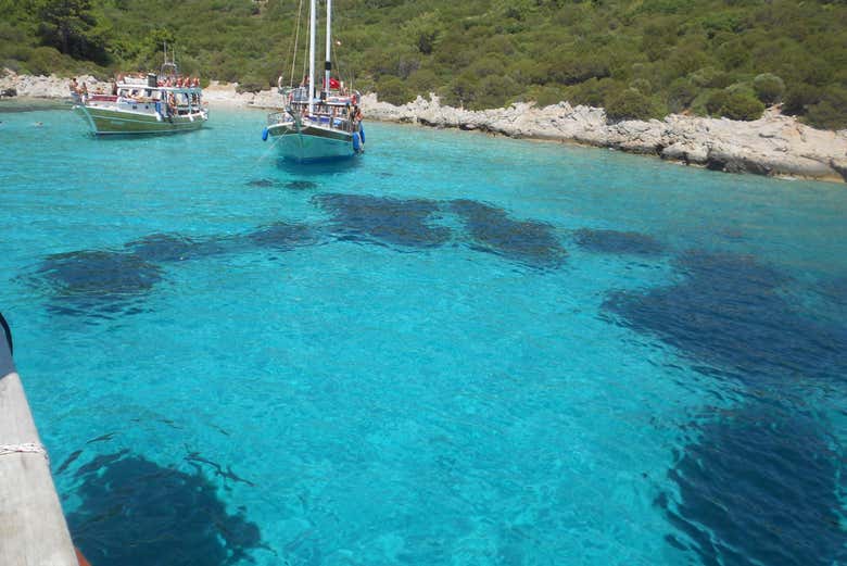 Haciendo snorkel