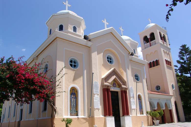 Una de las iglesias de la isla