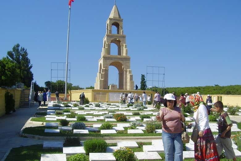 Disfrutando de la excursión a los campos de batalla de Galípoli