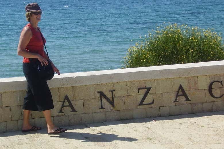Vistas desde la cala del Anzac