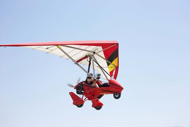 Volando en ultraligero