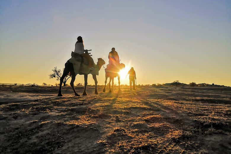 Contemplez le coucher de soleil en Cappadoce