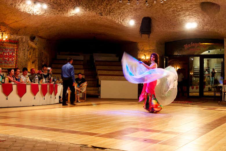 Spettacolo in Cappadocia