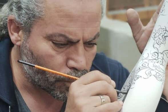 Decorando peças de cerâmica