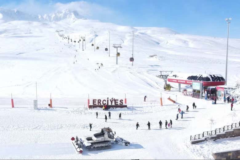 Ski slopes of Mount Erciyes