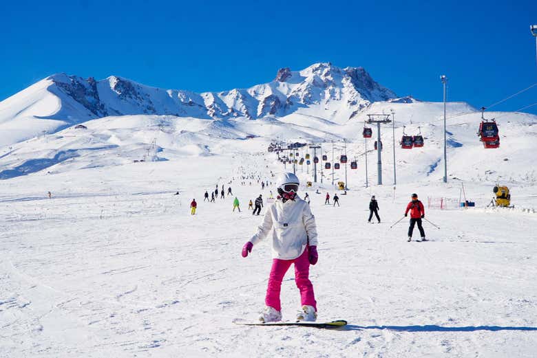 Ski sur le mont Erciyes