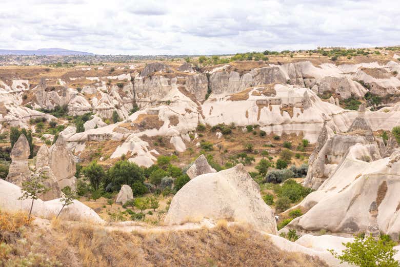 Paisajes naturales de la zona sur de Capadocia