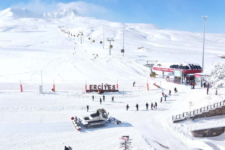 Pistes de ski du mont Erciyes