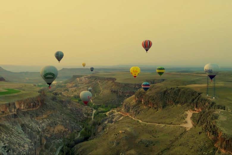 Marvel at the views of Capadocia