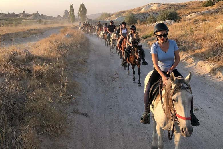 Balade à cheval dans un cadre unique