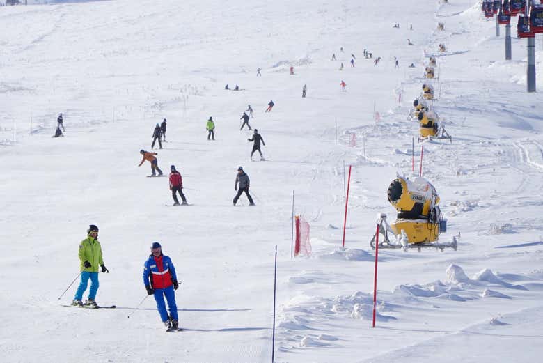 Skiez dans la région de la Cappadoce