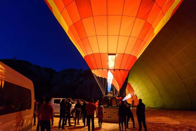 We'll take off before sunrise!