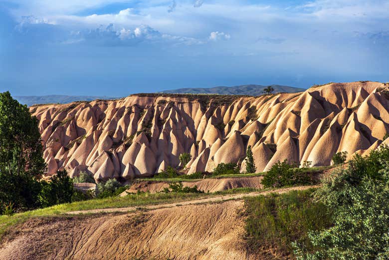 Paysage de la Vallée Rose de la Cappadoce
