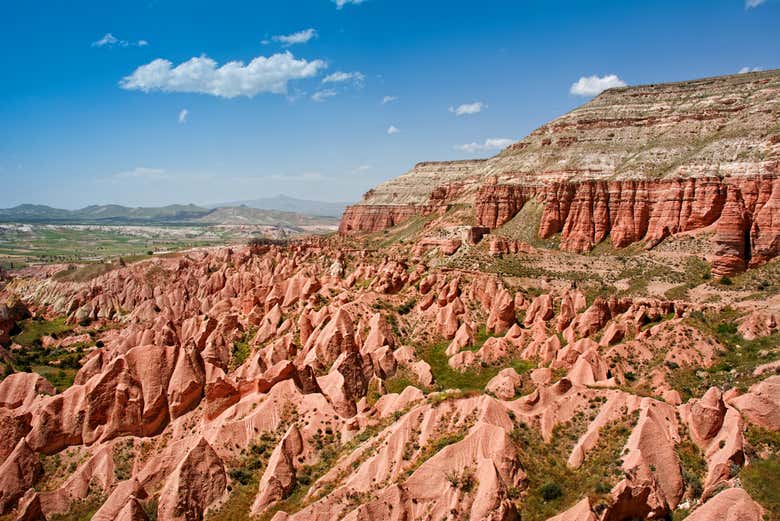 Paysage de la Vallée Rouge de la Cappadoce
