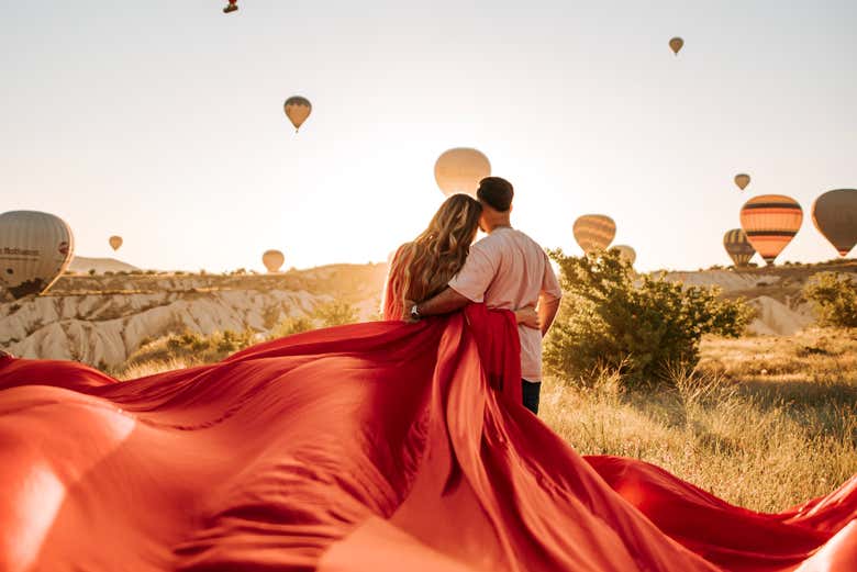 ¡Será una sesión de fotos inolvidable en Capadocia!