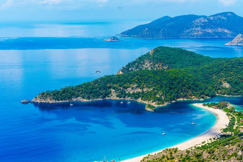 Playa de Oludeniz, en la bahía de Fethiye