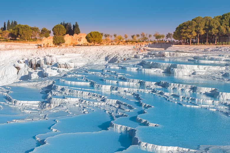 Pamukkale e il suo paesaggio da sogno