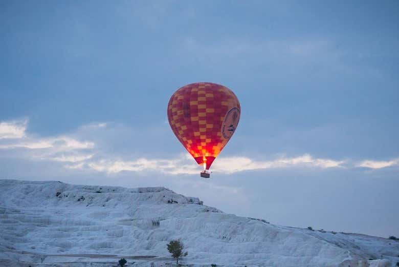 Paysages blancs de Pamukkale