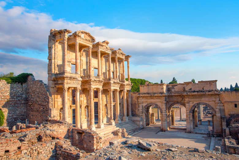 Bibliothèque de Celsus, à Ephèse