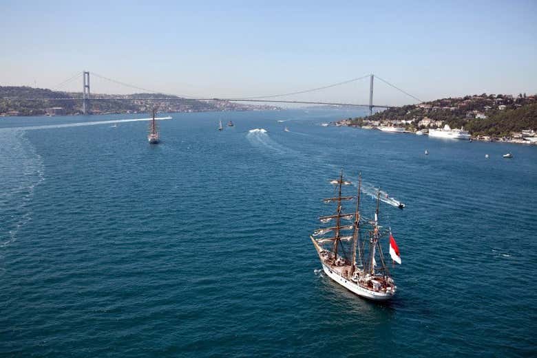 Bateaux sur le Bosphore