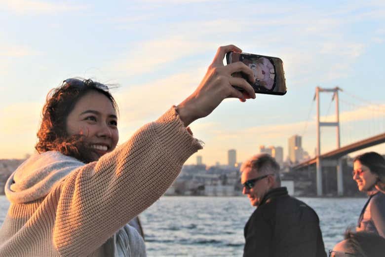 Fotografando o entardecer