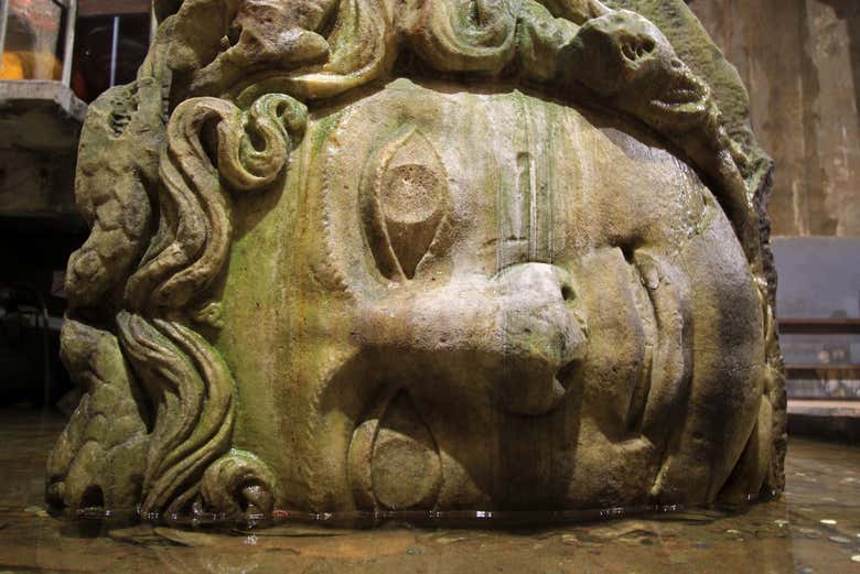 Detalles de la Cabeza de Medusa