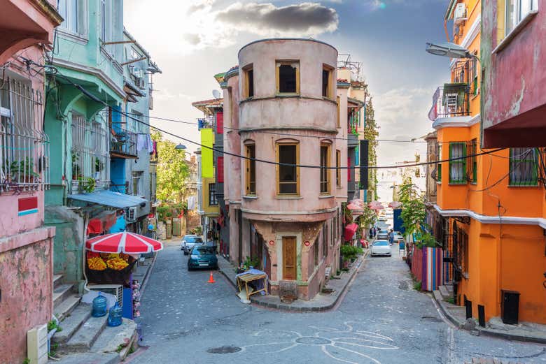 Arquitetura típica de Istambul