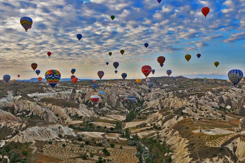 Capadocia desde el aire