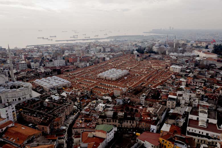 El Gran Bazar visto desde las alturas