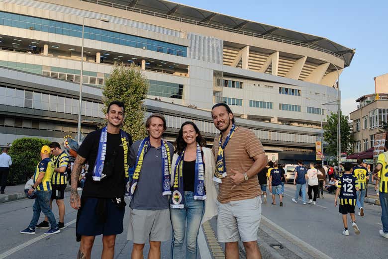 Foto en el exterior del estadio 