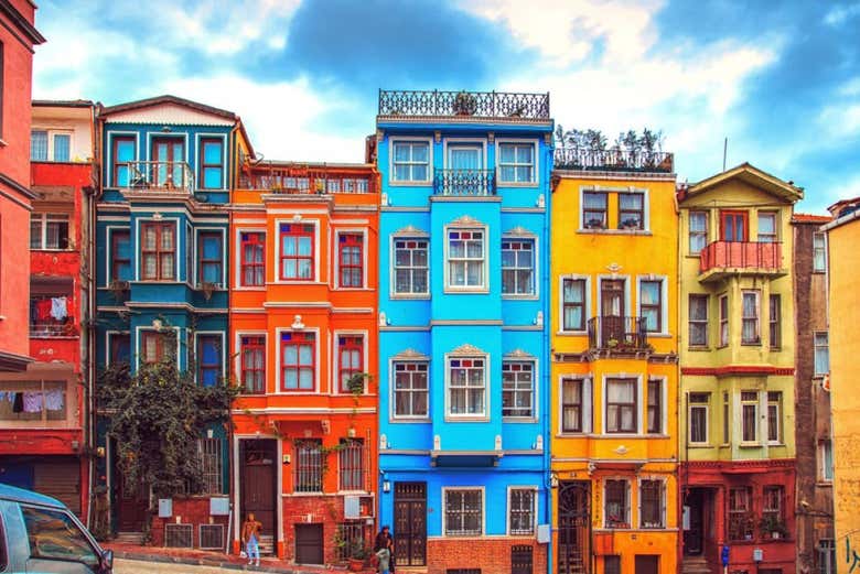 Histórico barrio de Balat en Estambul
